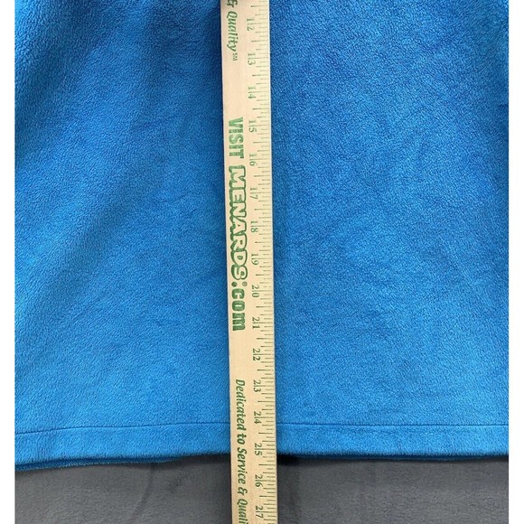 FILA Sport Women's Blue Black Fleece Full Zip Jacket Size Large Pockets Athletic - Picture 15 of 16